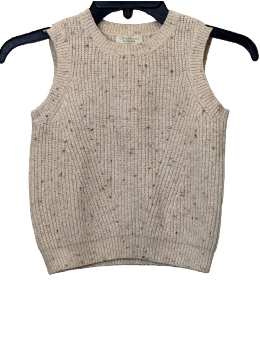 Primark Girl's Cream Speckled Sweater Vest Size 8-9Yrs